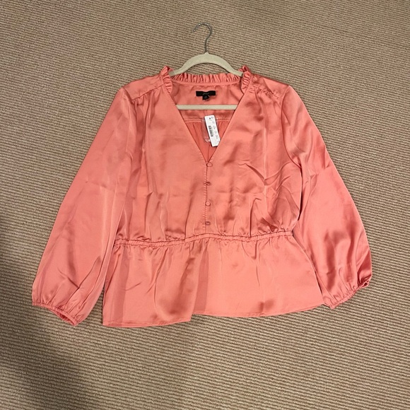 J. Crew Tops - J. Crew Peach Button-Down Blouse